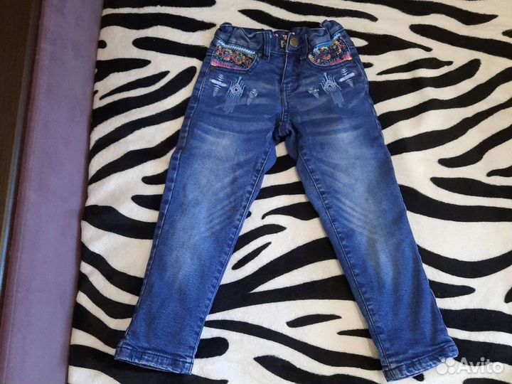 Джинсы утеплённые