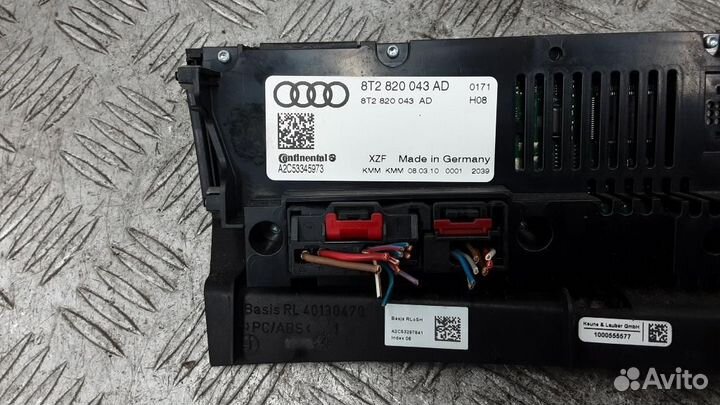 Блок управления климатической установкой Audi A4/R