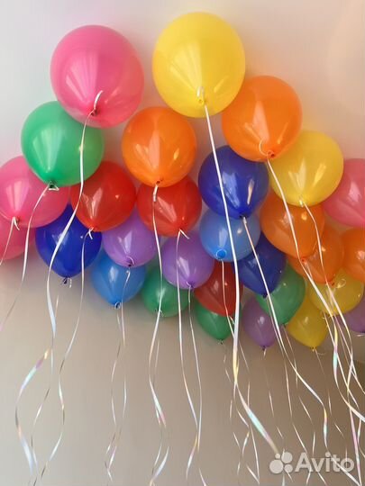 Воздушные шарики с гелием на заказ на праздник