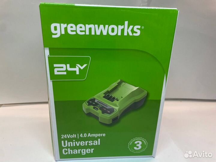 Быстрое зарядное устройство Greenworks G24C4, 24V