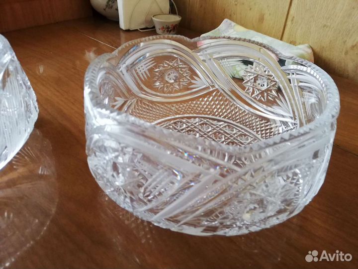 Хрустальная конфетница или салатник