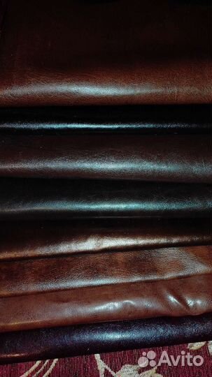 Отрезы мебельной ткани кожзам, рогожка пактом