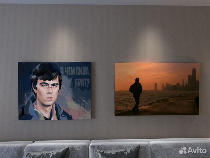 Картина Брат 2 арт Сергей бодров портрет