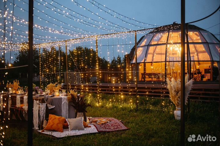 Стильная дача, банкетный зал за городом 50м2, дом