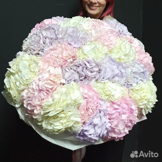 Букет 252 Гортензия микс 27 шт