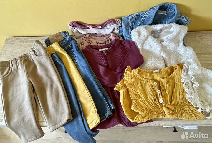 Пакет вещей для девочки 74 - 80 см