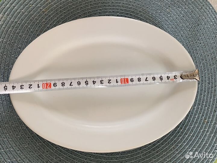 Тарелка овальная
