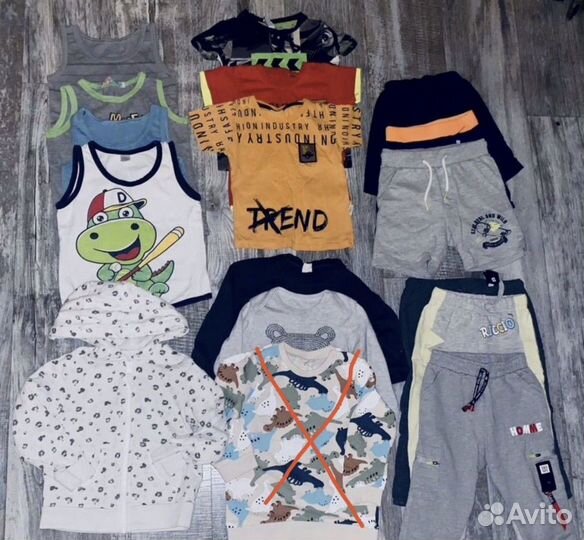 Детские вещи пакетом на мальчика 86 92