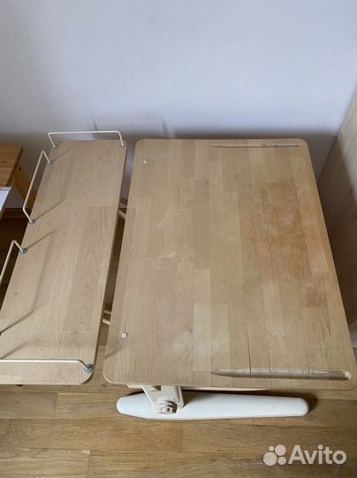 Растущая парта и стул деми бу