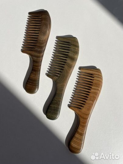 Расческа гребень деревянная сандаловая