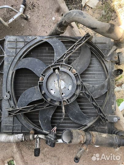 Вентилятор охлаждения skoda fabia 1