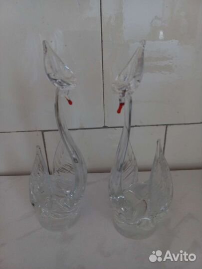 Лебедь хрусталь СССР