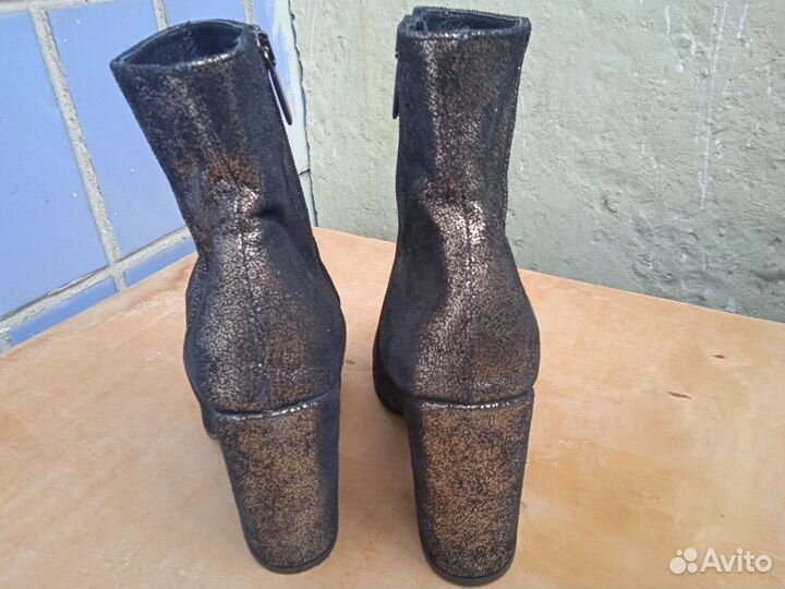 Ботильоны натуральная кожа 38