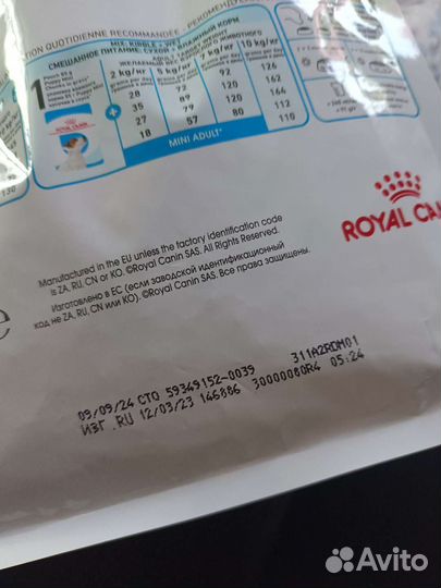 Корм для собак