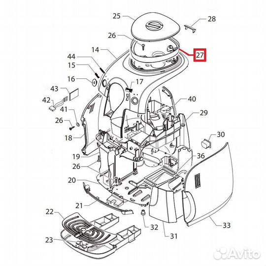 Бункер хранения кофейных зёрен