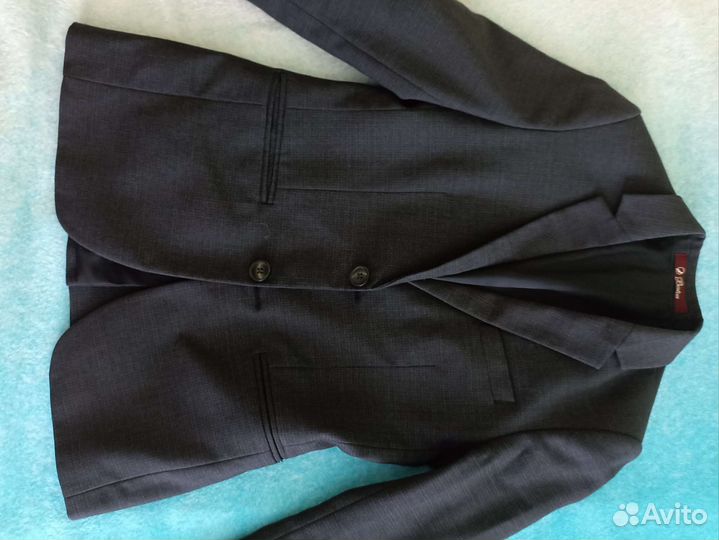 Пиджак школьный для мальчика 140