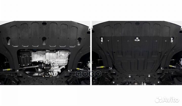 Защита картера двигателя и кпп Hyundai, Kia Sol