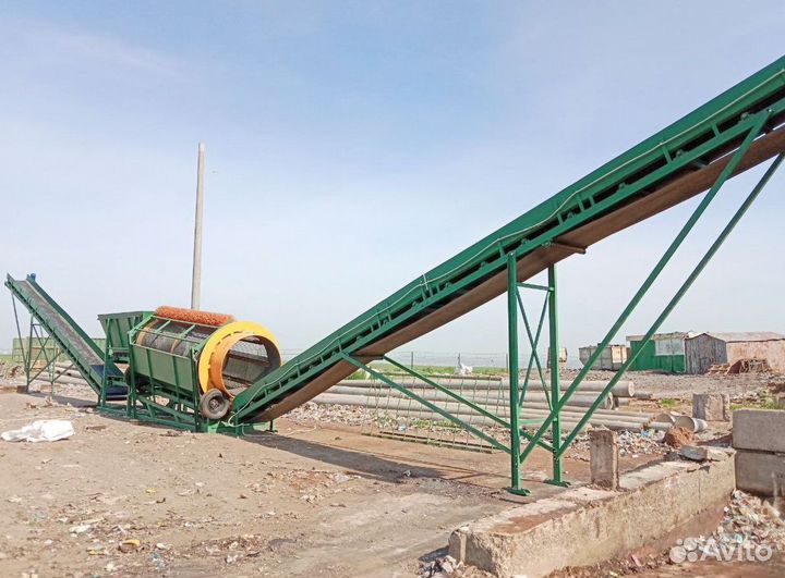 Сортировочный комплекс на базе барабанного грохота