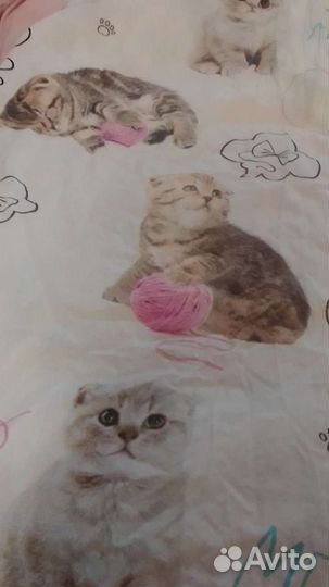 Простыня натяжная и одеяло детское