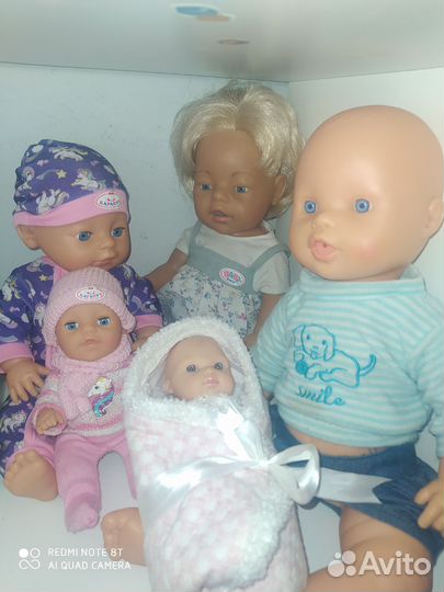 Куклы пупсы пакетом