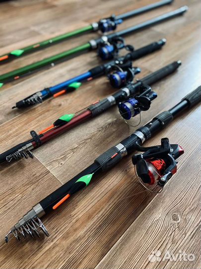Готовые удочки для рыбалки в сборе