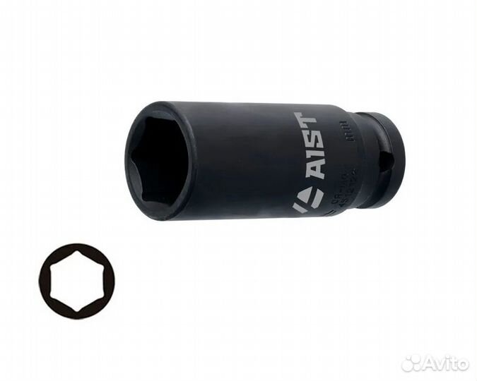Головка ударная глубокая 3/4, 22мм Aist 5512122