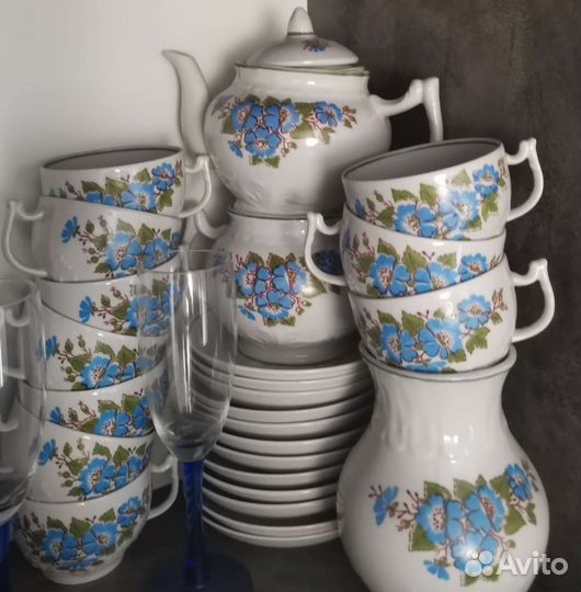 Блюдце СССР. Чайный сервиз. Чайный набор