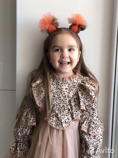 Ободок ушки Белочка Лисичка