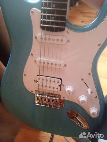 Электрогитара Rockdale stars (голубая)