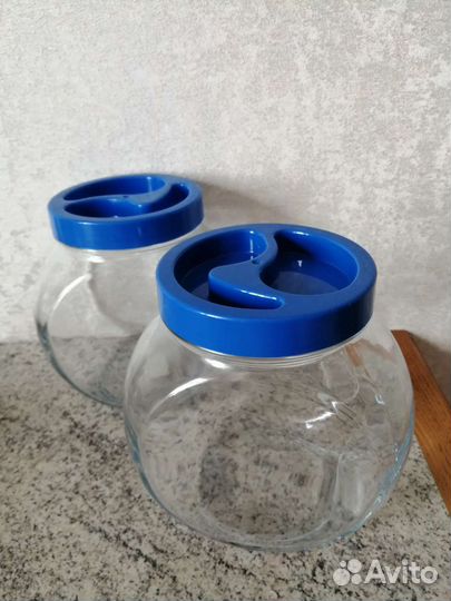 Банки для сыпучих продуктов стекло