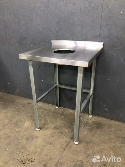 Стол для отходов из нержавеющей стали 60х60