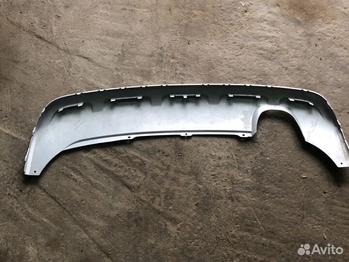 Накладка заднего бампера шкода ети