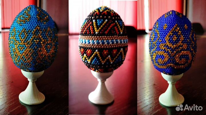 Пасхальное яйцо из бисера
