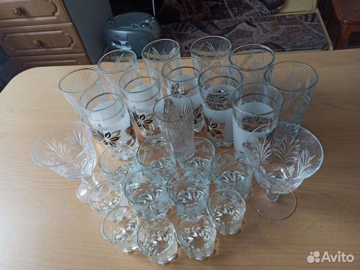 Бокалы, рюмки