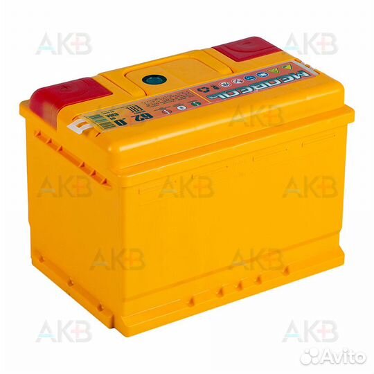 Аккумулятор автомобильный Медведь 62 Ач 640A о.п