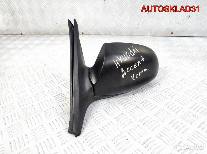 Зеркало левое электрическое Hyundai Verna Accent 3