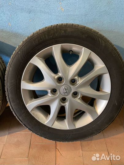 Литые диски 5х114.3 R16 Hyundai/KIA c шинами