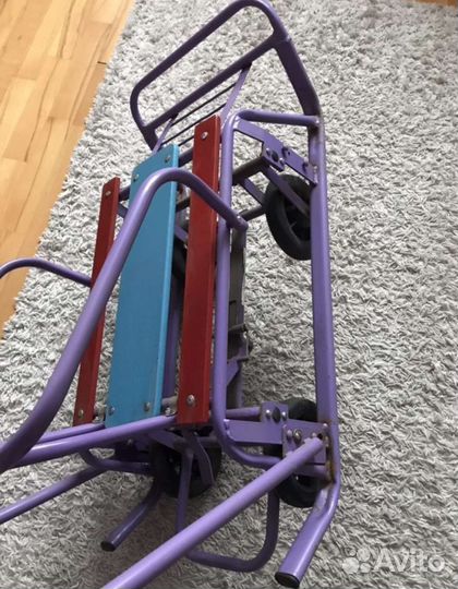 Санки на больших колёсах