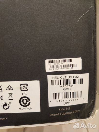 Гитарный процессор line 6 Helix lt Оригинал