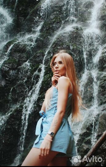 Летний хлопковый комбинезон