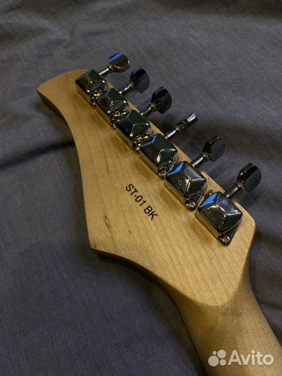 Электрогитара rocket st-01bk стратокастер