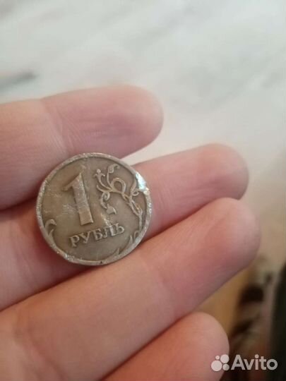 1 рубль 2008г брак очень редкая