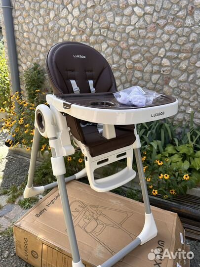 Стул для кормления Люксмам (коричневый )