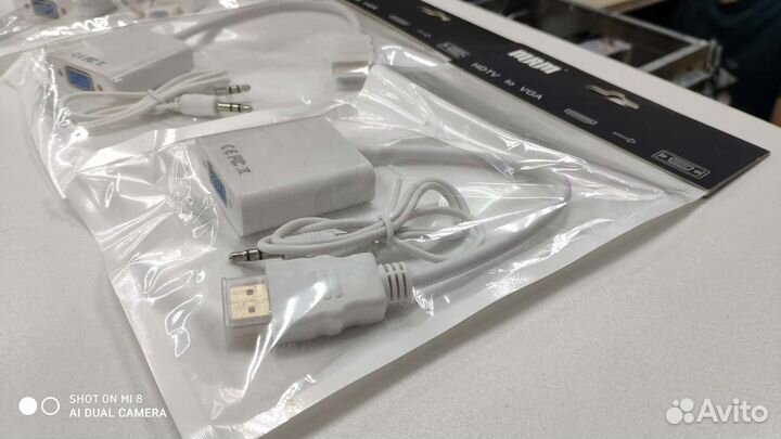 Опт новые конвертеры (переходники) hdmi-VGA с AUX