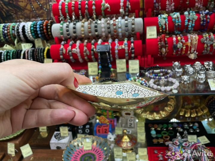 Индийская латунная посуда