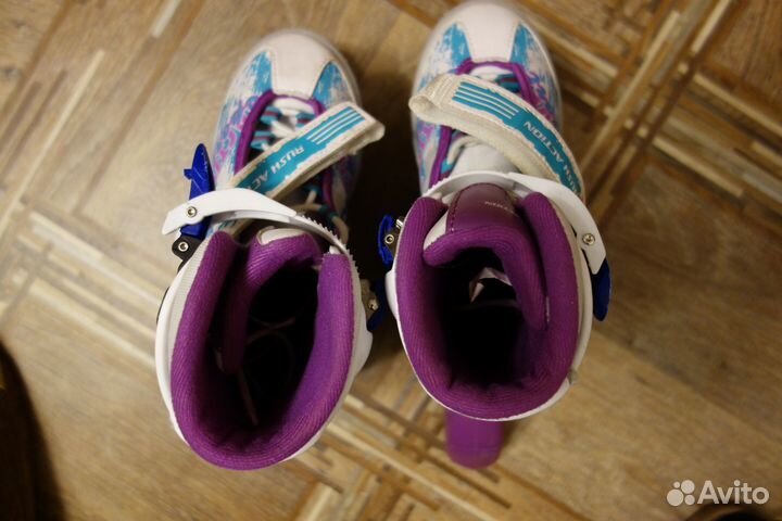 Роликовые коньки раздвижные 2 в 1 р. 33-36