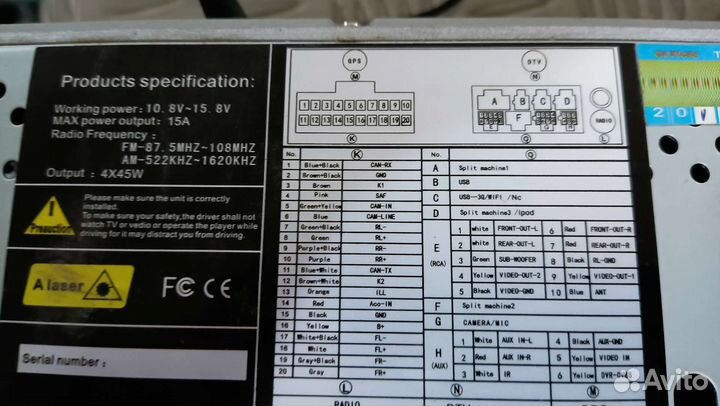 Магнитола на авто группы VAG