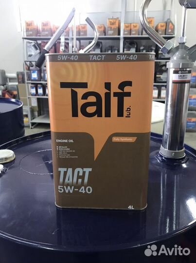 Масло моторное Таиф Tact 5w40 синтетика 4л