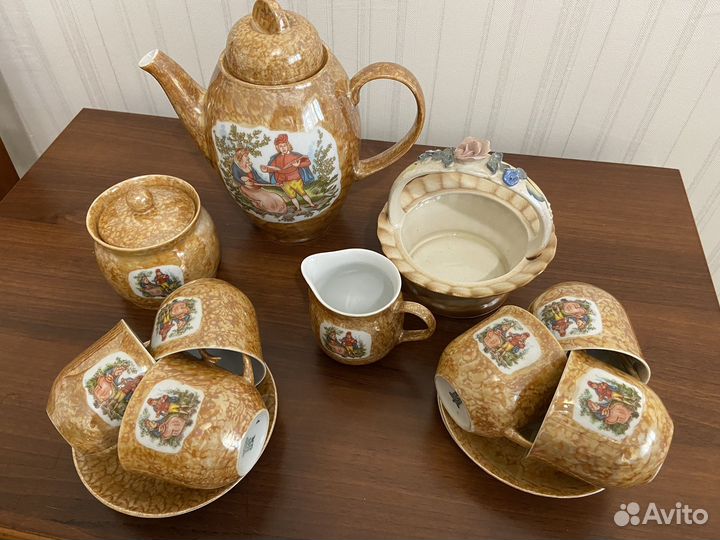 Фарфоровый чайный сервиз Польша 16 предметов