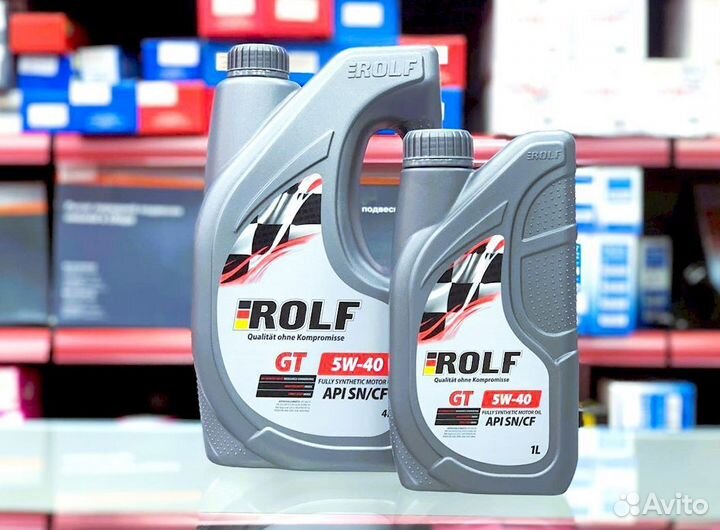 Масло моторное rolf GT SAE 5W-40 API SN/CF 4 л